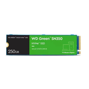 Western Digital WD Green SN350 250GB M.2 NVMe Gen3 Internal SSD WDS250G2G0C-00CDH0